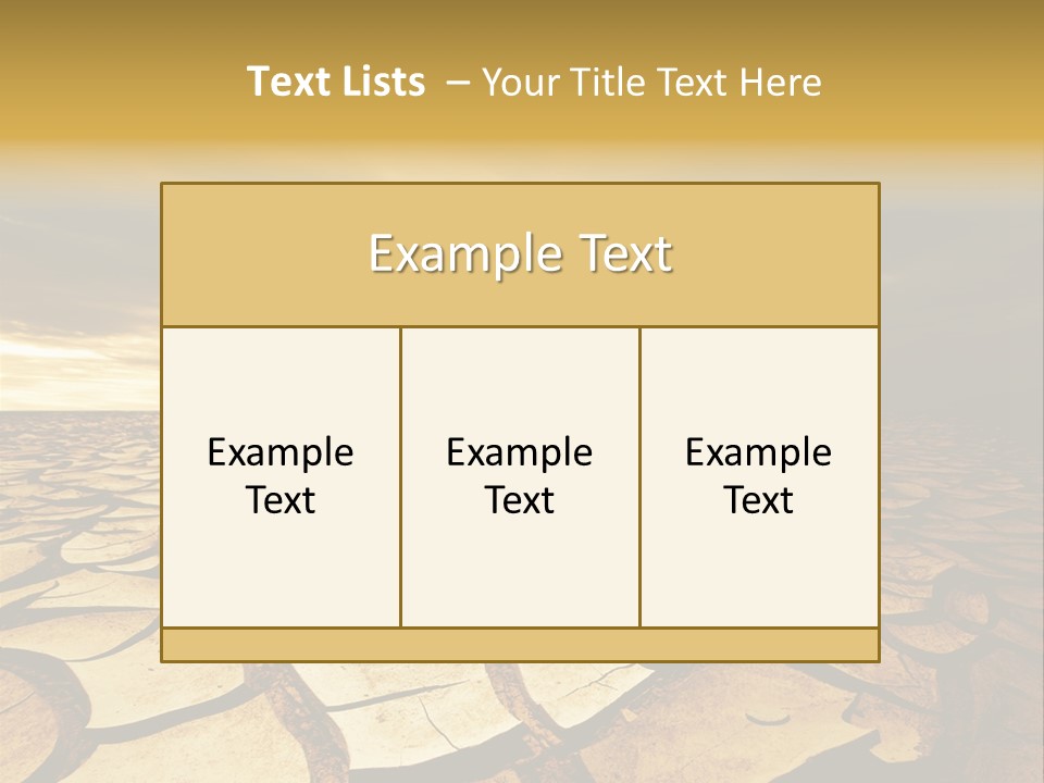 Environment Detail Splitting PowerPoint Template