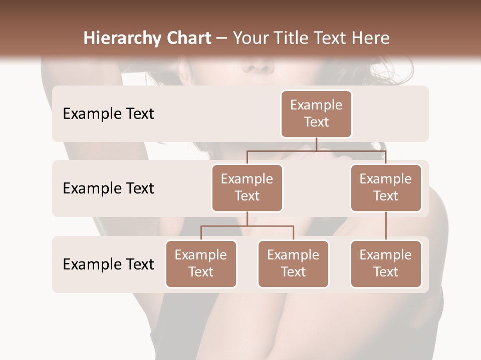Copy Space Ringlet Looking PowerPoint Template