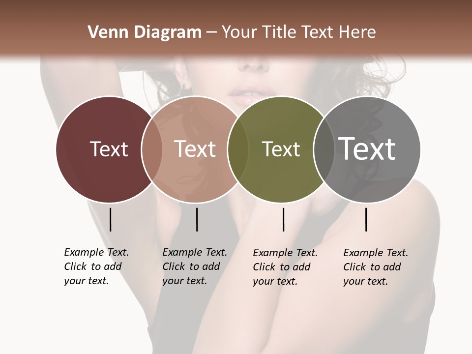 Copy Space Ringlet Looking PowerPoint Template