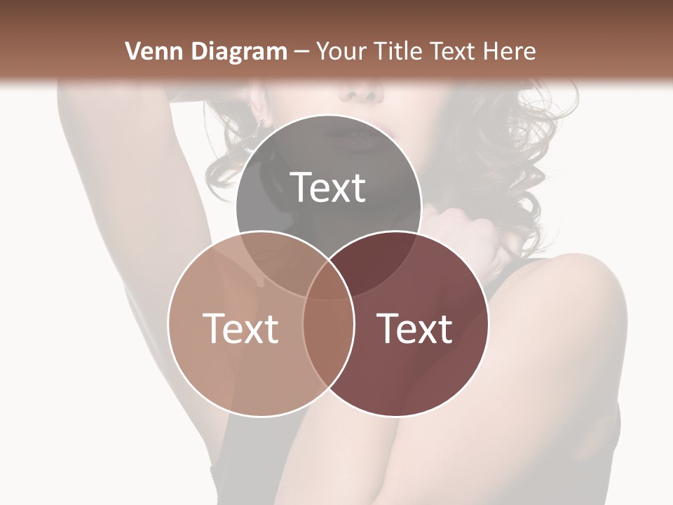 Copy Space Ringlet Looking PowerPoint Template