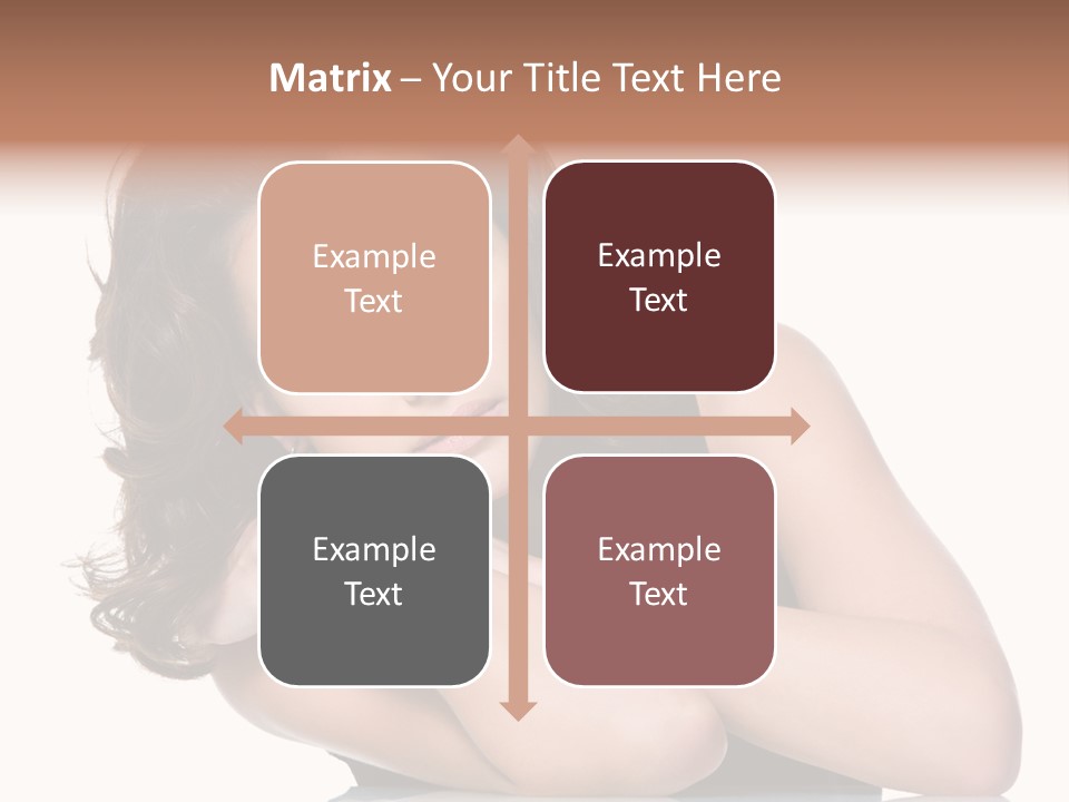 Brown Ringlet Y PowerPoint Template