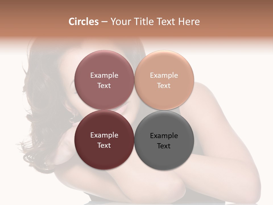 Brown Ringlet Y PowerPoint Template