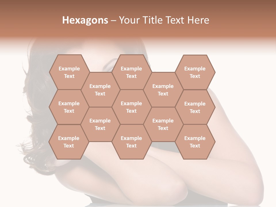 Brown Ringlet Y PowerPoint Template