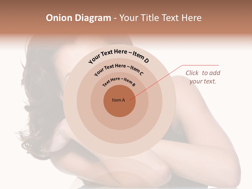 Brown Ringlet Y PowerPoint Template