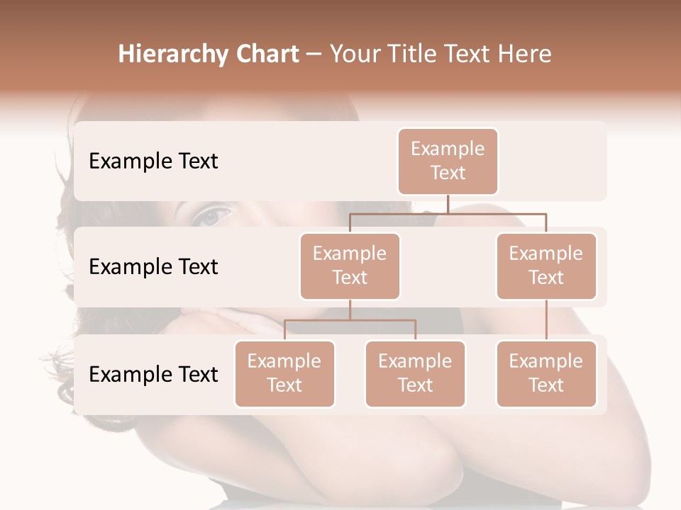Brown Ringlet Y PowerPoint Template