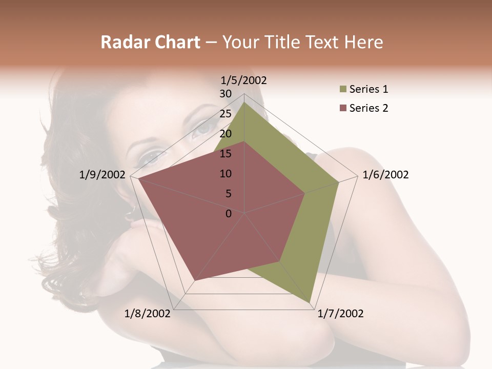 Brown Ringlet Y PowerPoint Template