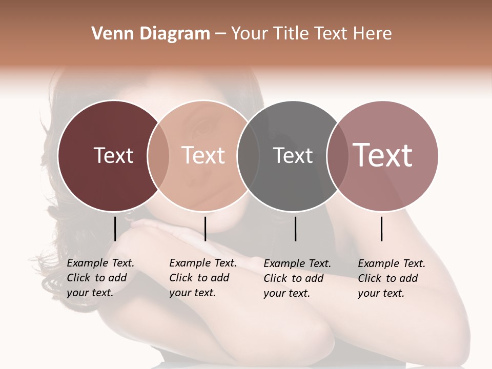 Brown Ringlet Y PowerPoint Template