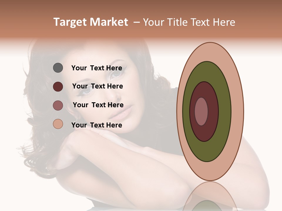 Brown Ringlet Y PowerPoint Template