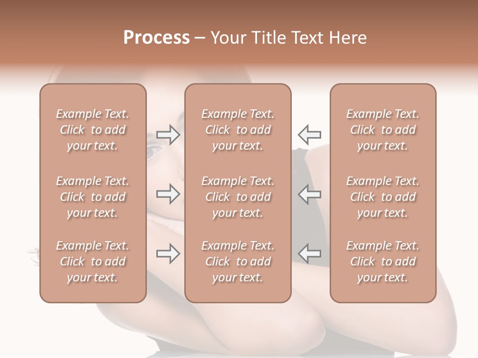 Brown Ringlet Y PowerPoint Template