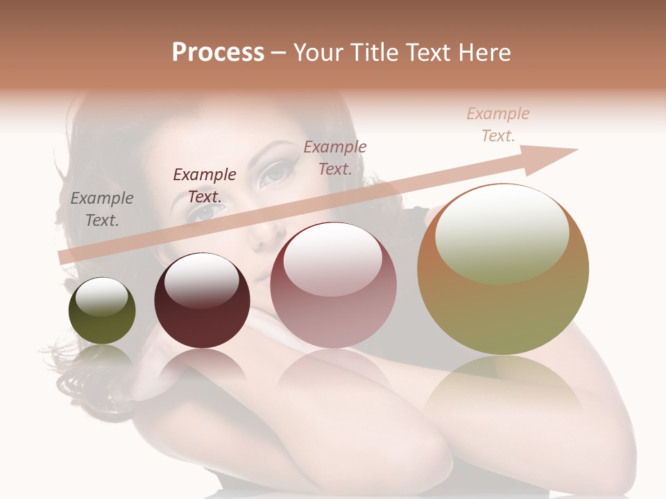 Brown Ringlet Y PowerPoint Template