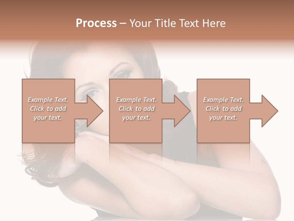 Brown Ringlet Y PowerPoint Template