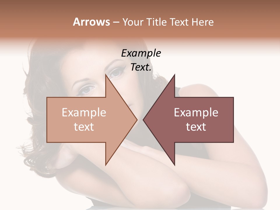 Brown Ringlet Y PowerPoint Template