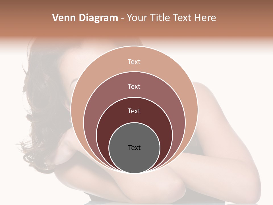 Brown Ringlet Y PowerPoint Template