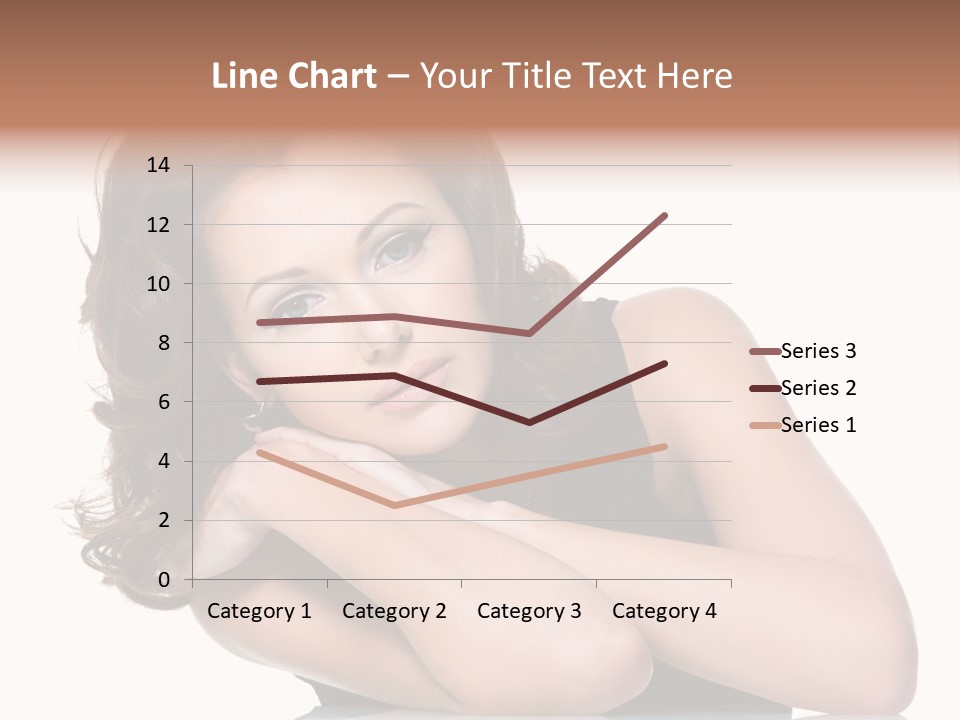 Brown Ringlet Y PowerPoint Template