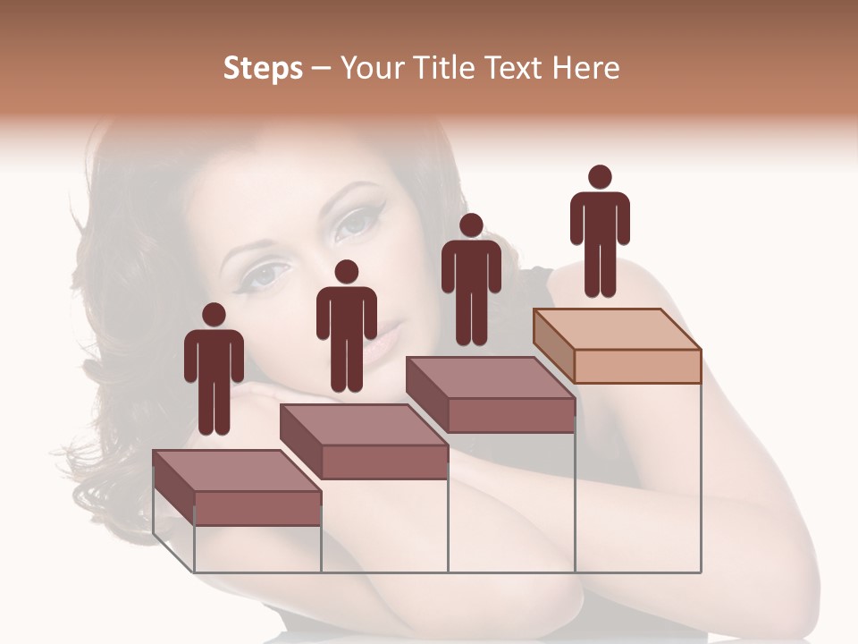 Brown Ringlet Y PowerPoint Template