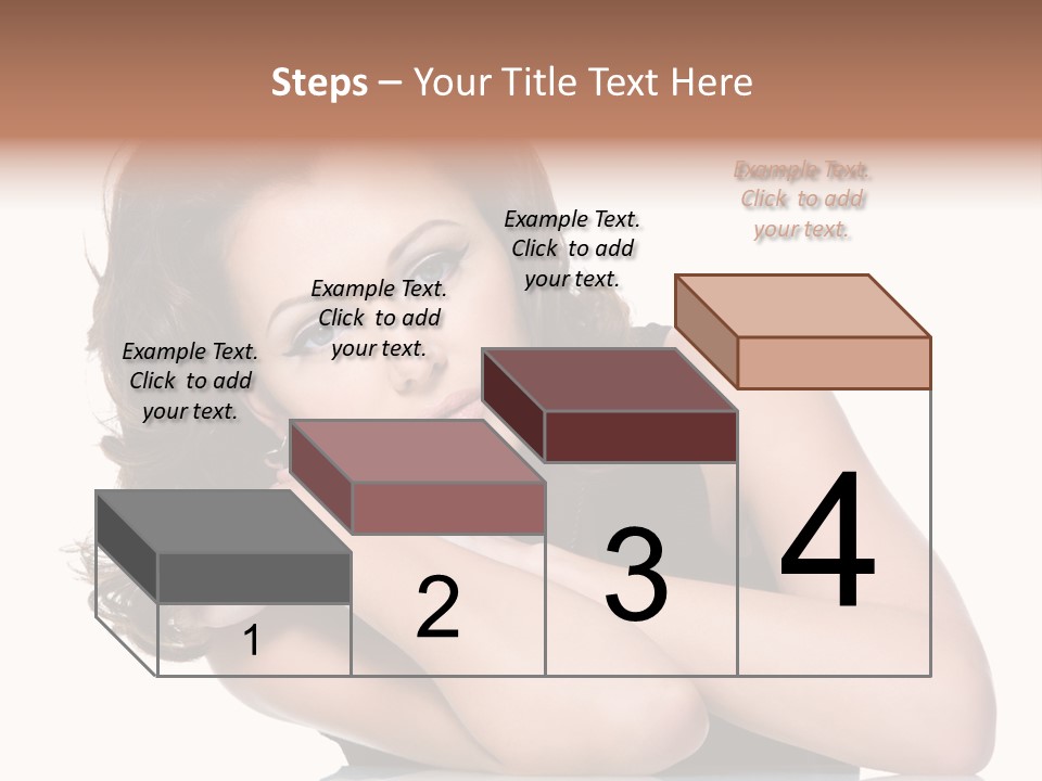 Brown Ringlet Y PowerPoint Template