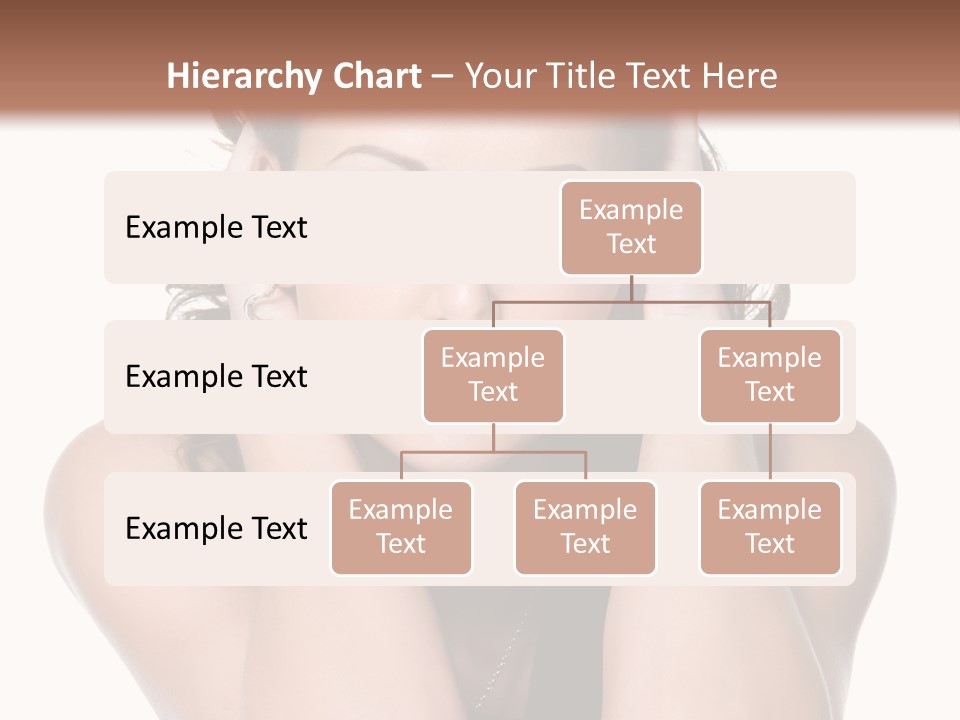 Sensuality Head Copy Space PowerPoint Template