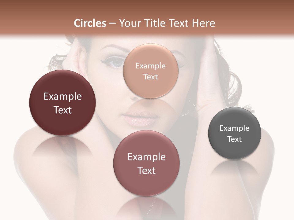 Sensuality Head Copy Space PowerPoint Template