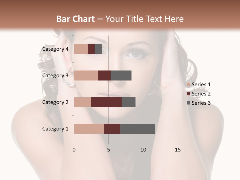 Sensuality Head Copy Space PowerPoint Template