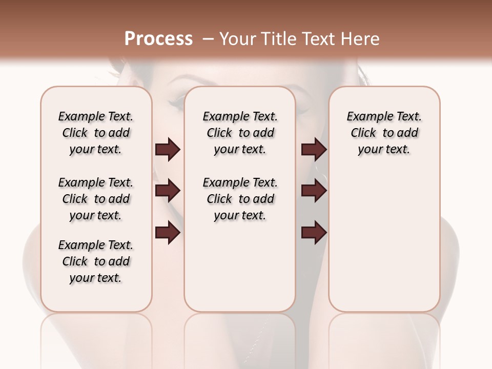 Sensuality Head Copy Space PowerPoint Template
