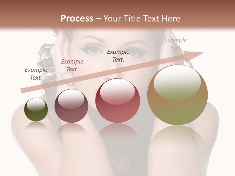 Sensuality Head Copy Space PowerPoint Template