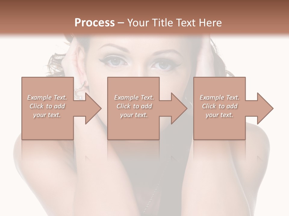 Sensuality Head Copy Space PowerPoint Template