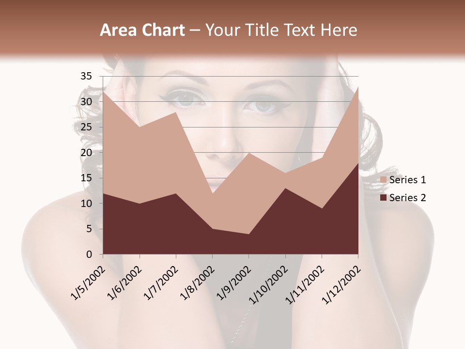 Sensuality Head Copy Space PowerPoint Template