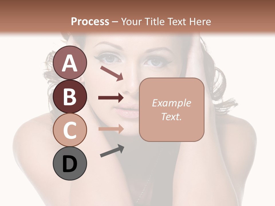 Sensuality Head Copy Space PowerPoint Template