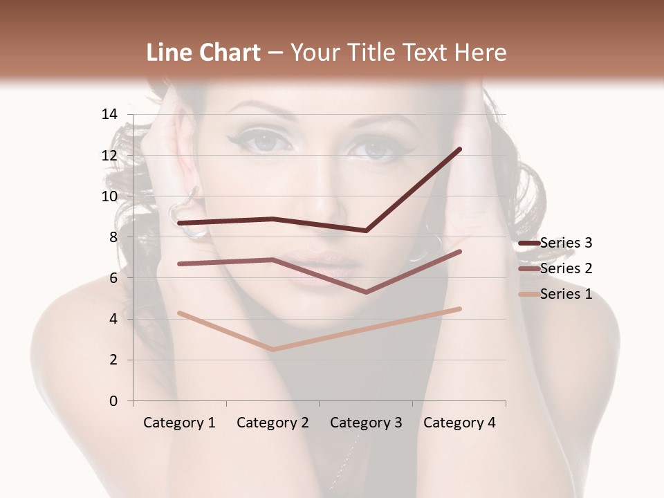 Sensuality Head Copy Space PowerPoint Template