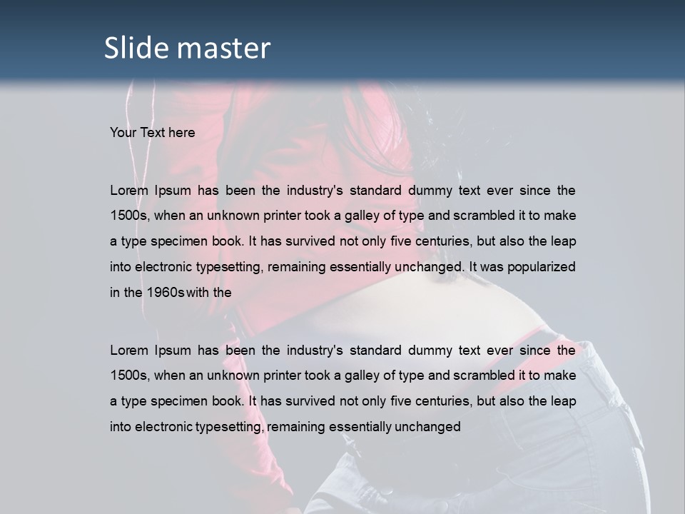 Sunglasses S Female PowerPoint Template