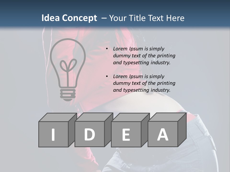 Sunglasses S Female PowerPoint Template