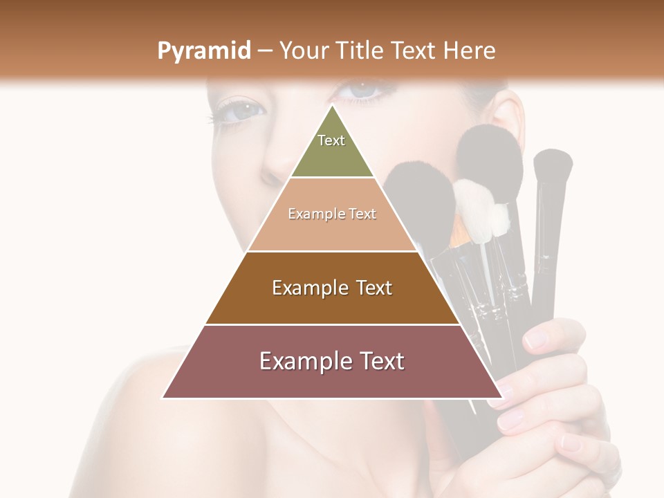 Caucasian Glamour Pretty PowerPoint Template