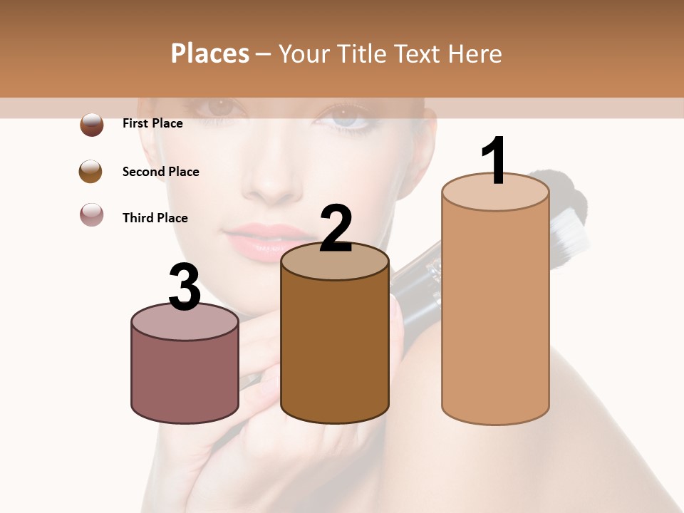 Beauty Cosmetic Female PowerPoint Template