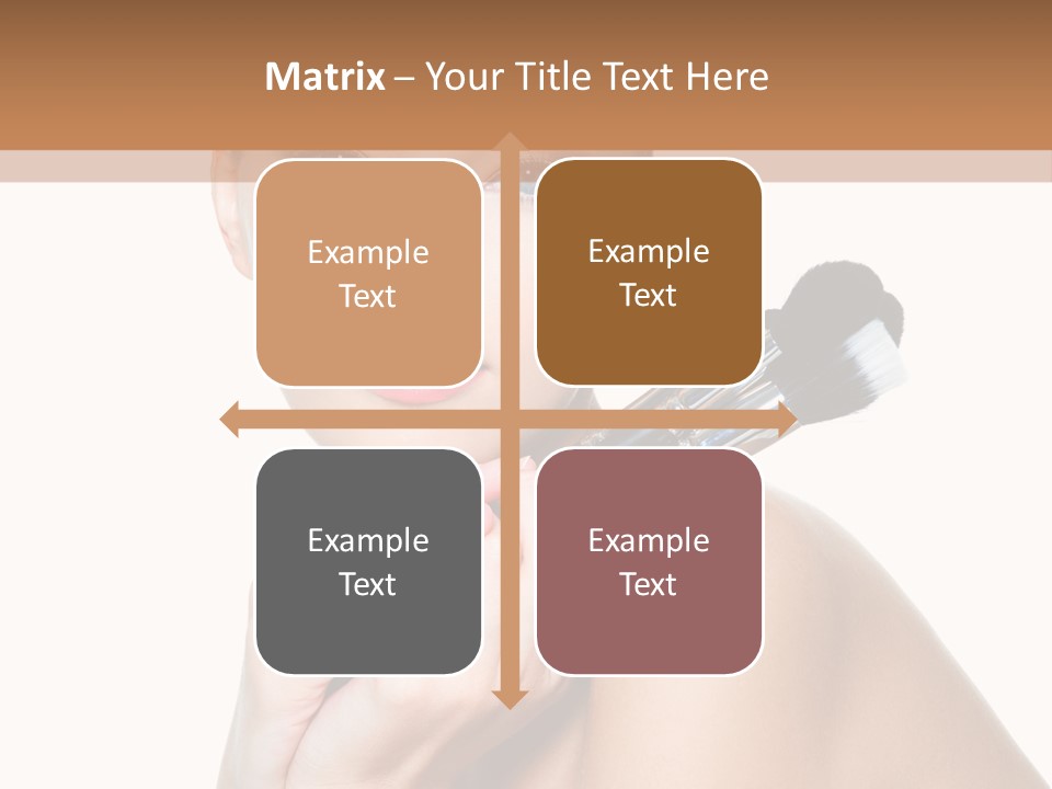 Beauty Cosmetic Female PowerPoint Template