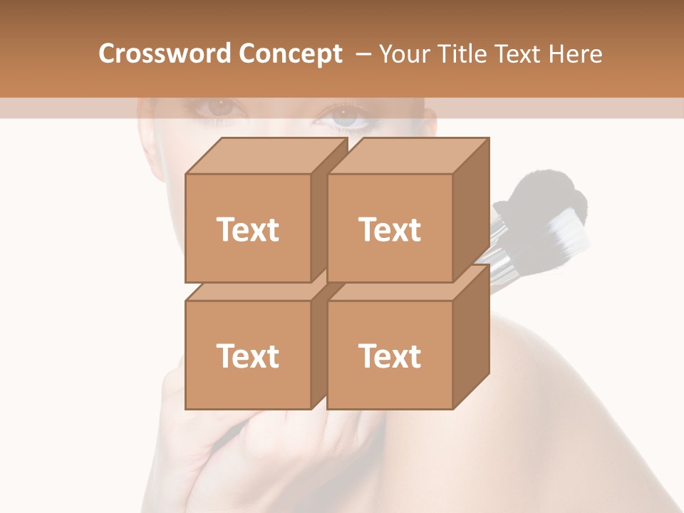 Beauty Cosmetic Female PowerPoint Template