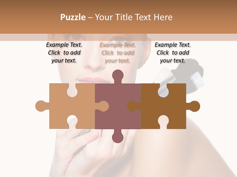 Beauty Cosmetic Female PowerPoint Template