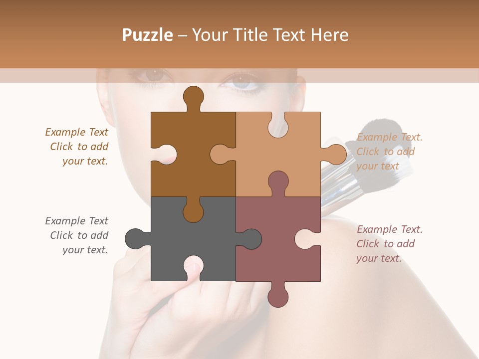Beauty Cosmetic Female PowerPoint Template