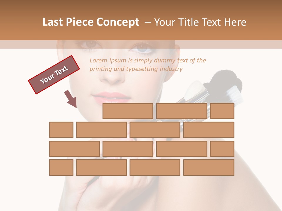 Beauty Cosmetic Female PowerPoint Template