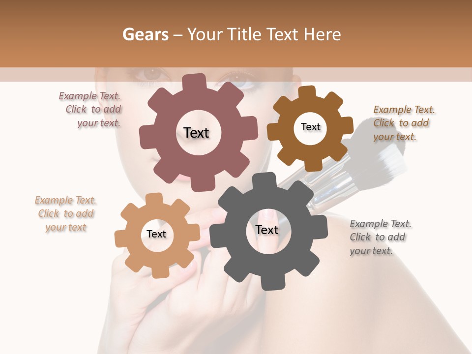 Beauty Cosmetic Female PowerPoint Template