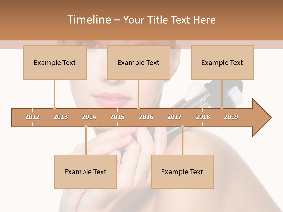 Beauty Cosmetic Female PowerPoint Template