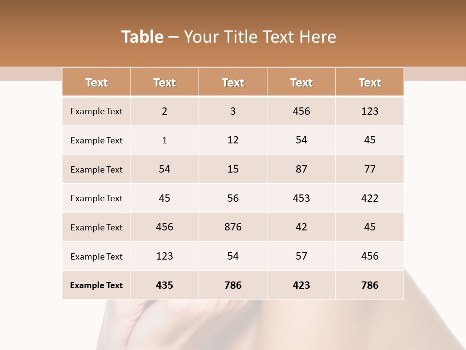 Beauty Cosmetic Female PowerPoint Template
