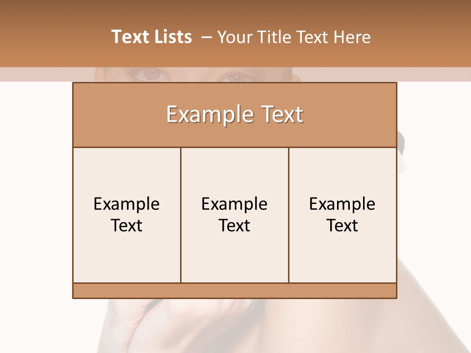 Beauty Cosmetic Female PowerPoint Template