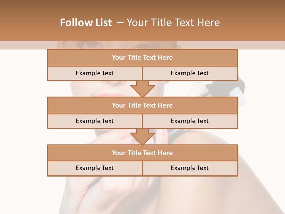 Beauty Cosmetic Female PowerPoint Template