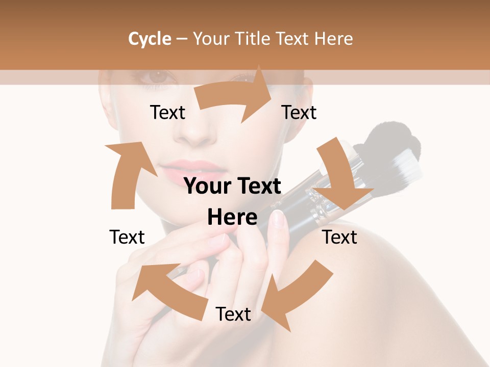 Beauty Cosmetic Female PowerPoint Template