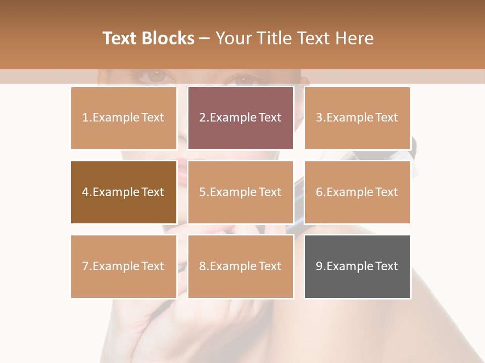 Beauty Cosmetic Female PowerPoint Template