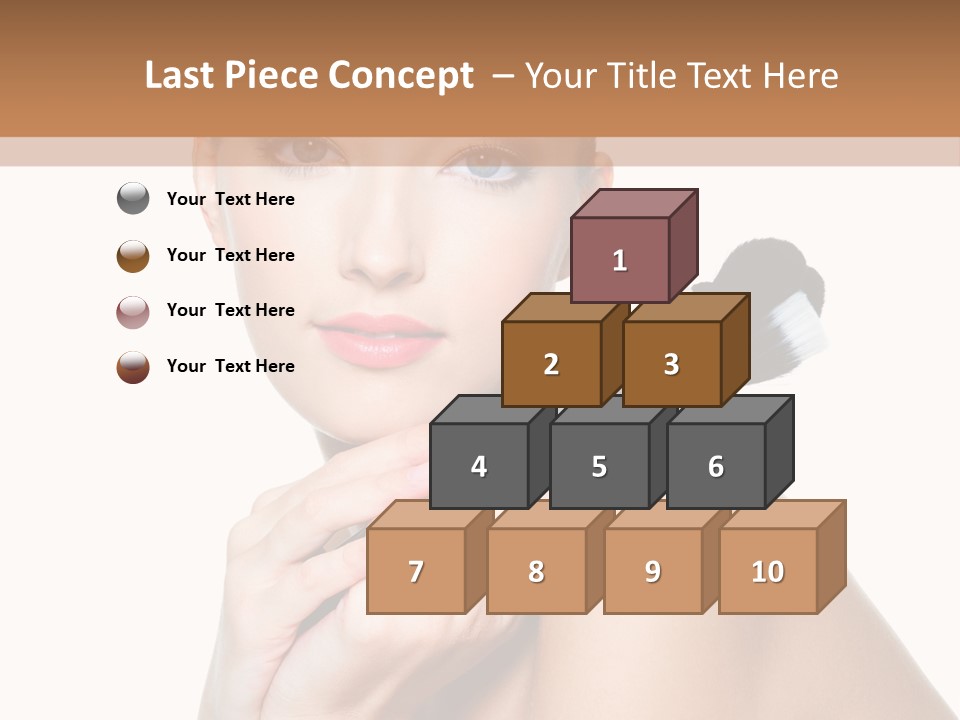Beauty Cosmetic Female PowerPoint Template