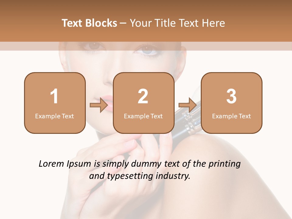 Beauty Cosmetic Female PowerPoint Template