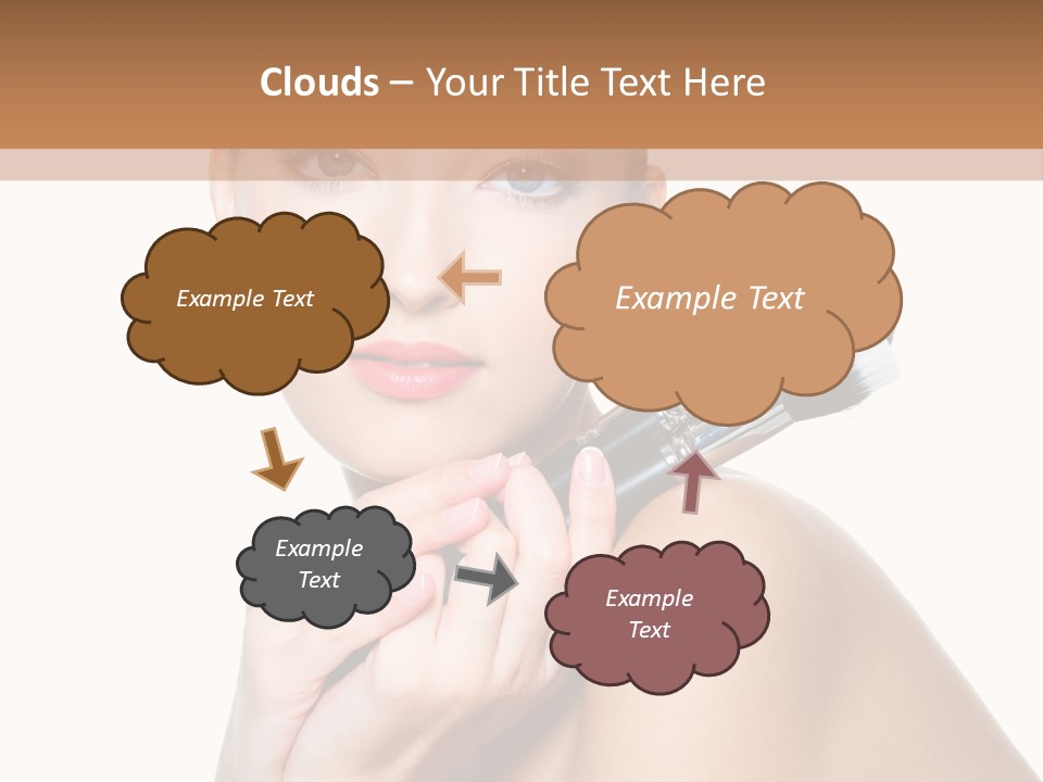 Beauty Cosmetic Female PowerPoint Template