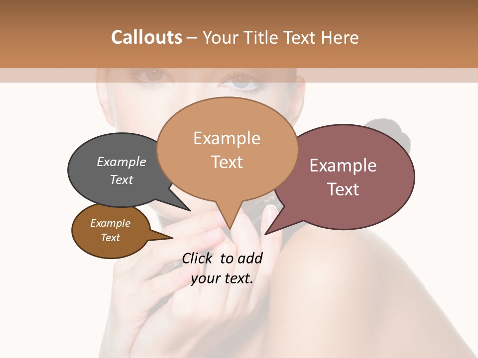 Beauty Cosmetic Female PowerPoint Template