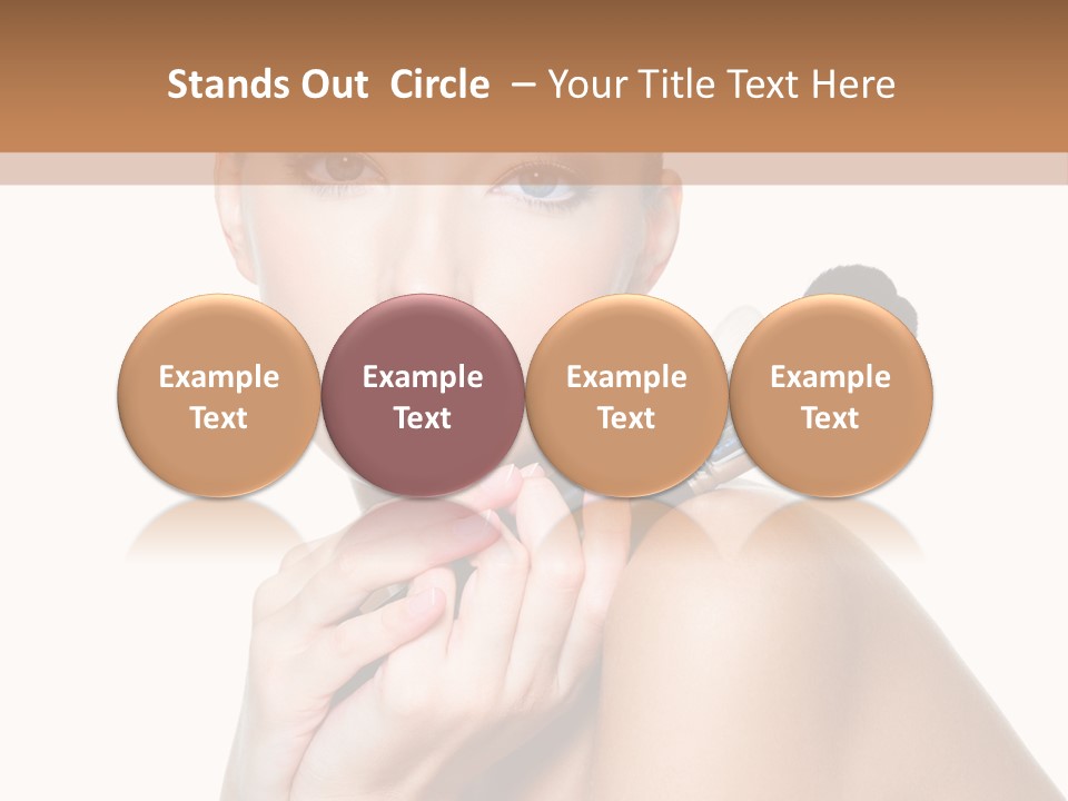Beauty Cosmetic Female PowerPoint Template